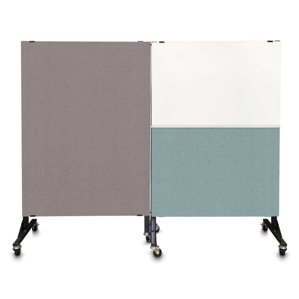 United Visual Products Sliding Door Indoor Enclosed Corkboard, 4, UV9001ACS4824-BRONZE-CORK UV9001ACS4824-BRONZE-CORK - main